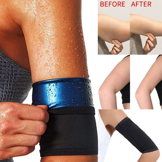 Womens Body Shaper Arm Slimming Sauna Shapers Hot Sweat Sauna Effect Slimming Fitness Shaper Workout Gym Arm Trainer Shaper