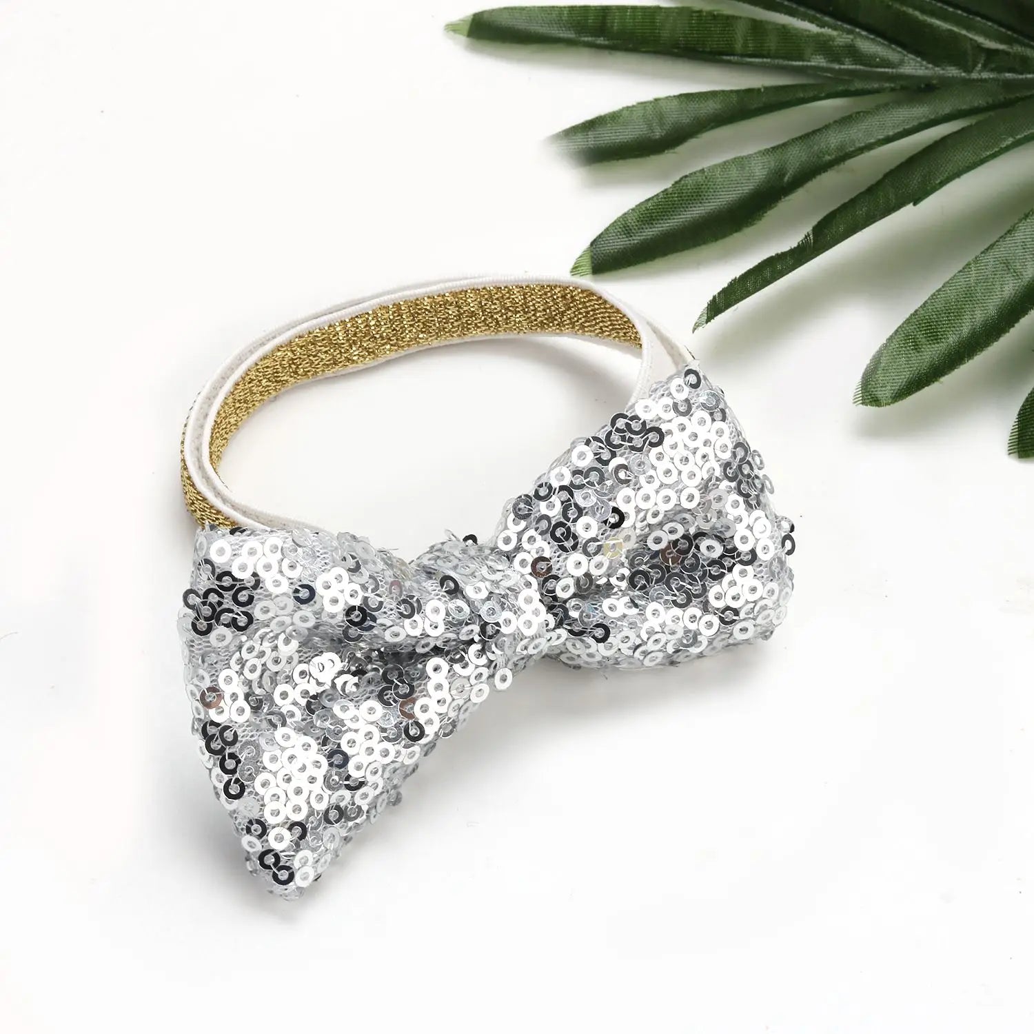 Pets Grooming Accessories Cute Dog Puppy Cat Kitten Pet Toy Kid Sequin Bow Tie Clothes Cat Dog Necktie for Birthday Christmas