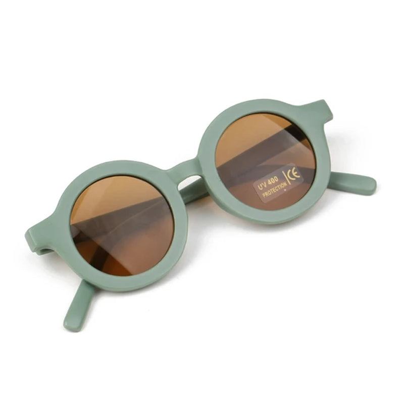 Summer Polarized UV Protect Child Sunglasses Retro round Kid Polarized Sunglasses UV 400 Protection Children Sunglasses