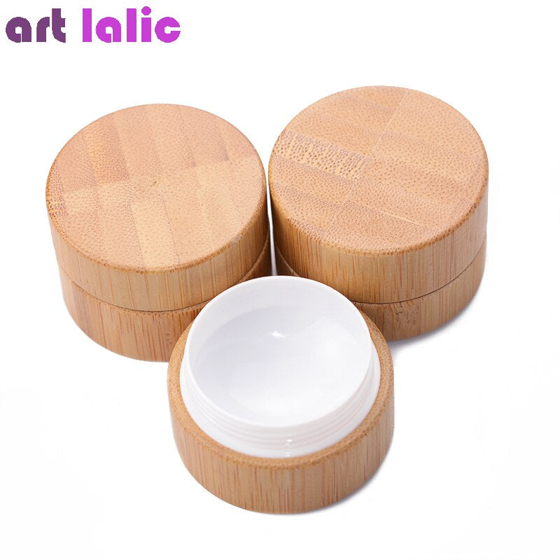 "Bamboo Beauty: Luxurious 5/10G Cream Mask Jar for Ultimate Skincare Experience"